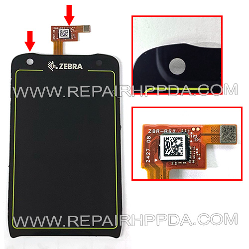 LCD with Touch Screen ( with camera hole version ) Replacement for Zebra MC3450 series LCD with Touch Screen ( with camera hole version ) Replacement for Zebra MC3450 series